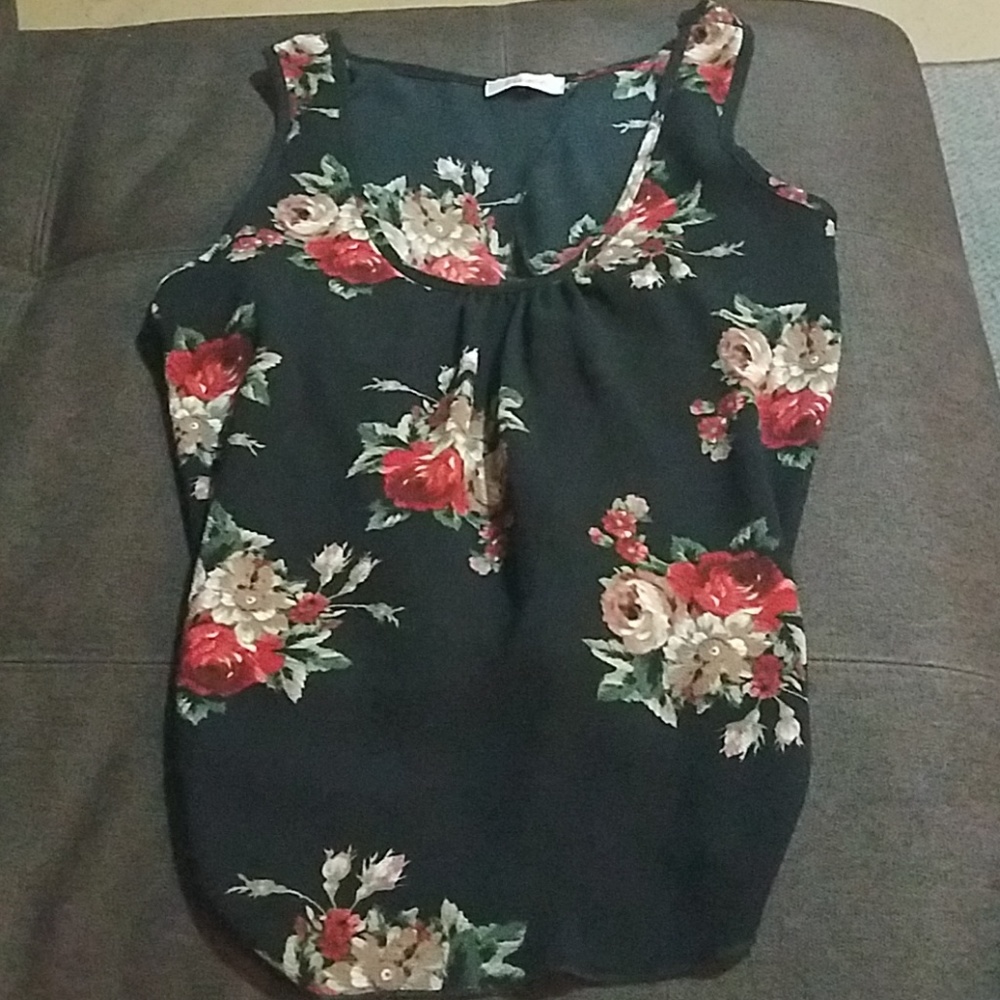 Vivace Floral Jean Tank